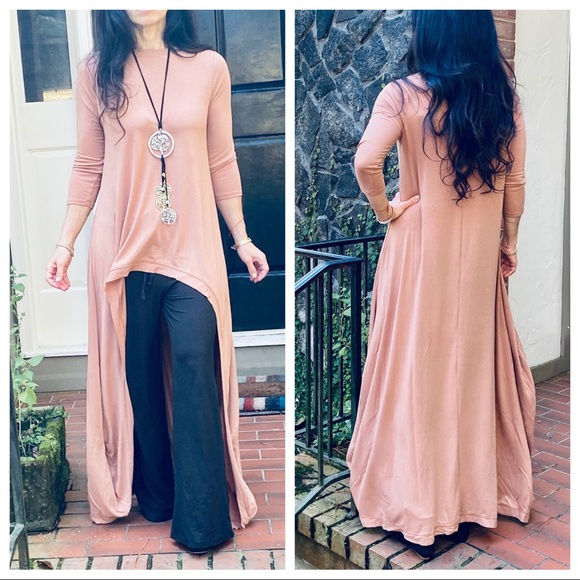 ShopEvelynne Dresses & Skirts - Best selling high low Eggshell tunic dress